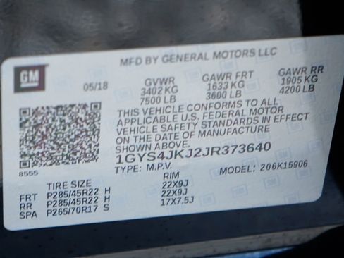 Used 2018 Cadillac Escalade ESV Premium Luxury image 55