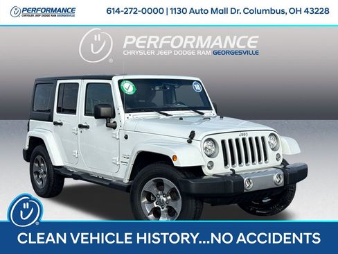 Used 2018 Jeep Wrangler Unlimited Sahara image 1
