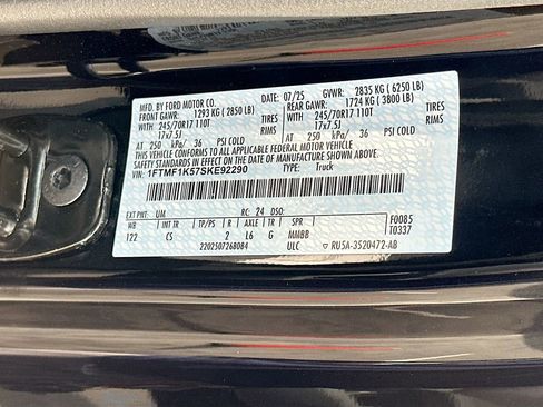 Used 2025 Ford F150 XL w/ Equipment Group 103A High RWD image 25