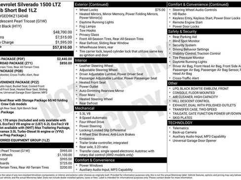 Used 2019 Chevrolet Silverado 1500 LTZ w/ LTZ Plus Package image 46