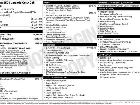 Used 2024 RAM 3500 Laramie w/ Night Edition AWD/4WD image 38