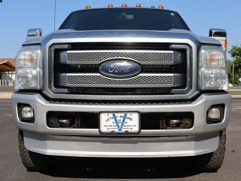 Used 2015 Ford F350 Platinum w/ Platinum Package AWD/4WD image 13