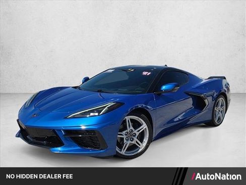 Used 2021 Chevrolet Corvette Stingray Preferred Cpe w/ Battery Protection Package RWD image 1