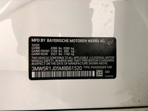 Used 2021 BMW 330i Sedan w/ Convenience Package image 9