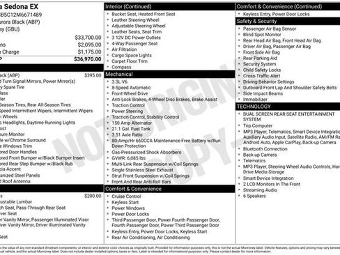 Used 2021 Kia Sedona EX FWD image 23