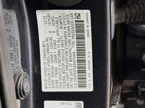 Certified 2025 Honda Civic LX image 36