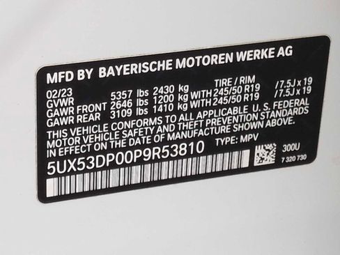 Certified 2023 BMW X3 xDrive30i w/ Premium Package image 38