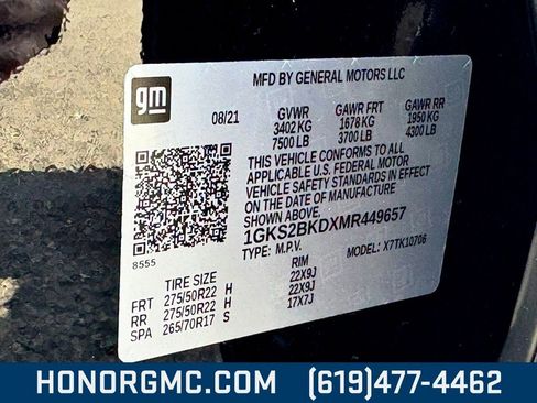 Used 2021 GMC Yukon SLT w/ SLT Premium Package image 37