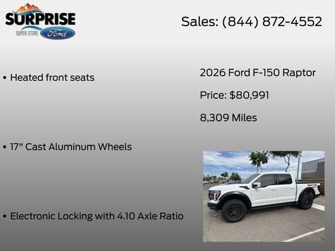Used 2026 Ford F150 Raptor AWD/4WD image 20