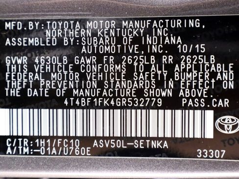 Used 2016 Toyota Camry LE image 36