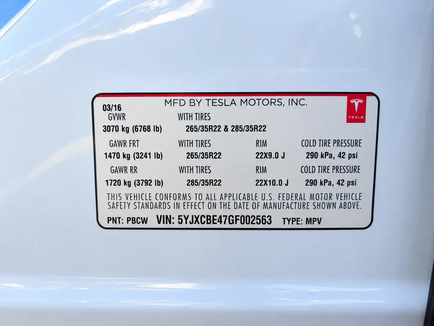 Used 2016 Tesla Model X P90D AWD/4WD image 33