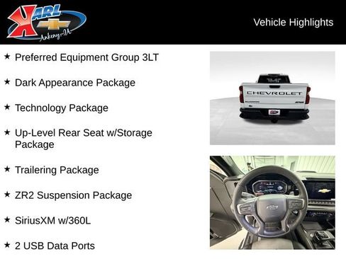 Certified 2024 Chevrolet Silverado 1500 ZR2 w/ Technology Package AWD/4WD image 2