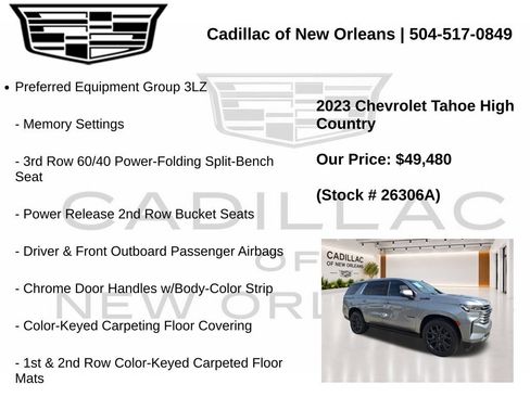 Used 2023 Chevrolet Tahoe High Country RWD image 7