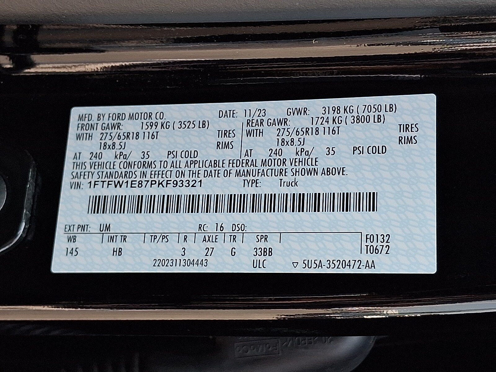 Certified 2023 Ford F150 Lariat AWD/4WD image 28
