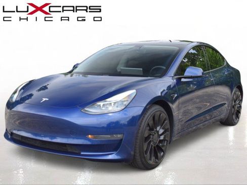 Used 2021 Tesla Model 3 Performance AWD/4WD image 3