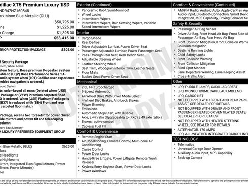 Used 2022 Cadillac XT5 Premium Luxury image 39