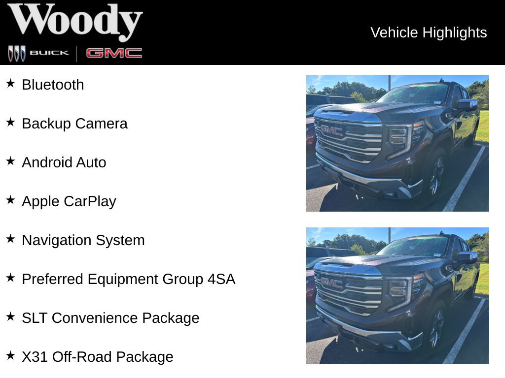 Used 2023 GMC Sierra 1500 SLT w/ SLT Convenience Package AWD/4WD image 3