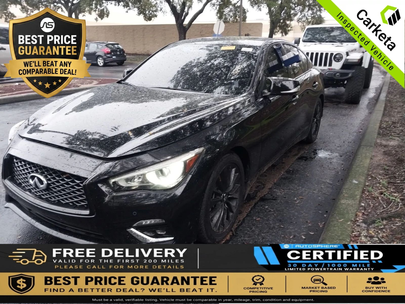 Used 2021 INFINITI Q50 Luxe RWD image 1