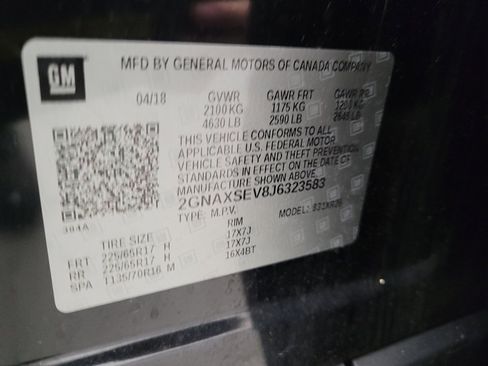 Used 2018 Chevrolet Equinox LT AWD/4WD image 33