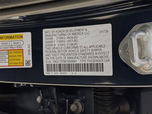 New 2026 Honda Accord Touring image 31