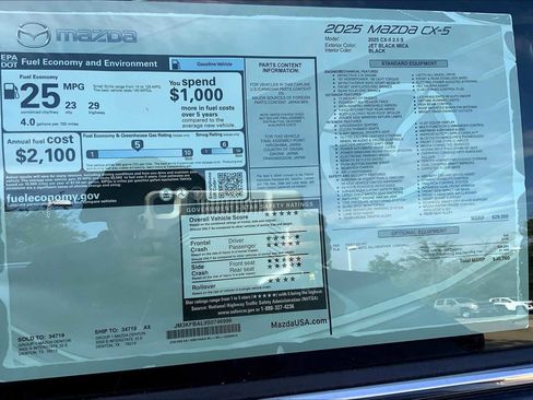 New 2025 MAZDA CX-5 AWD 2.5 S image 20