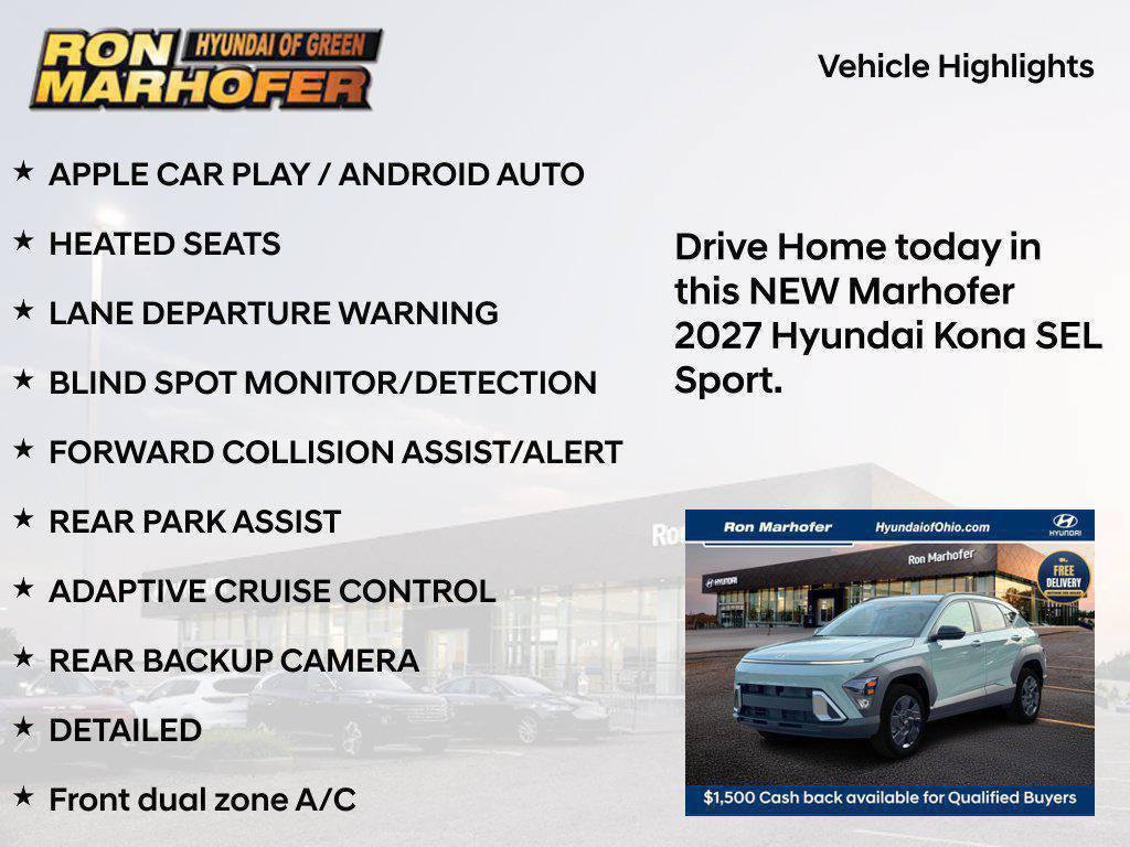 New 2027 Hyundai Kona SEL Sport AWD/4WD image 31