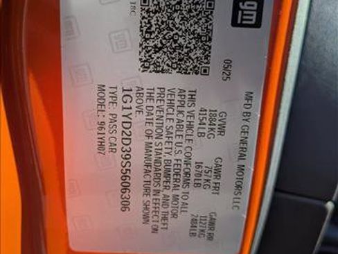 New 2025 Chevrolet Corvette Z06 w/ Battery Protection Package image 17