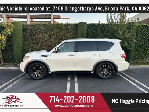 Used 2017 Nissan Armada Platinum w/ Captain Seat Package image 9