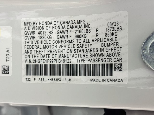 Used 2023 Honda Civic Touring image 34