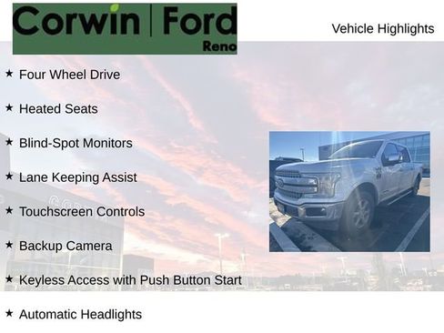 Used 2018 Ford F150 Lariat w/ Equipment Group 502A Luxury image 8