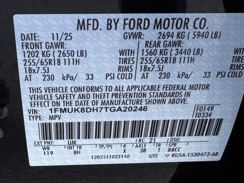 New 2026 Ford Explorer Active image 43