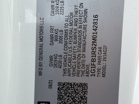 Used 2021 Chevrolet Camaro LT w/ Redline Edition RWD image 28