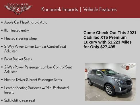 Used 2021 Cadillac XT5 Premium Luxury AWD/4WD image 5