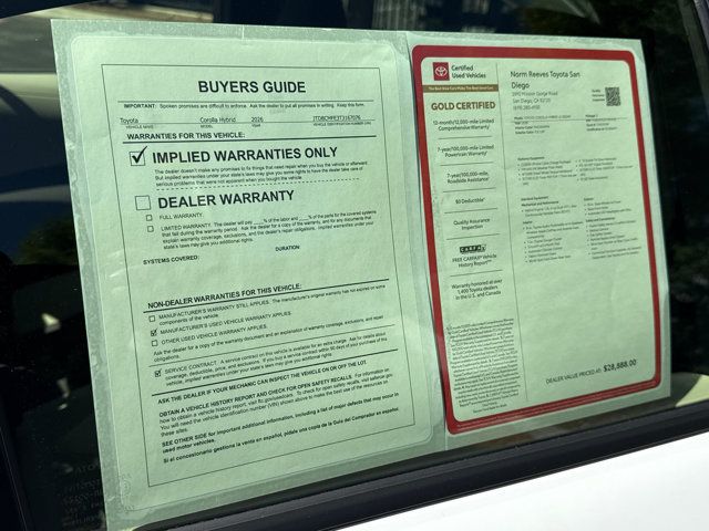 Certified 2026 Toyota Corolla LE FWD image 15