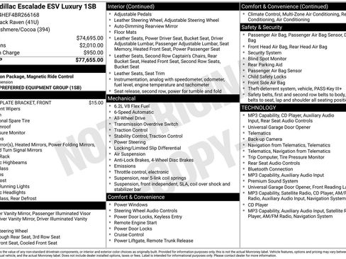 Used 2011 Cadillac Escalade ESV Luxury AWD/4WD image 2