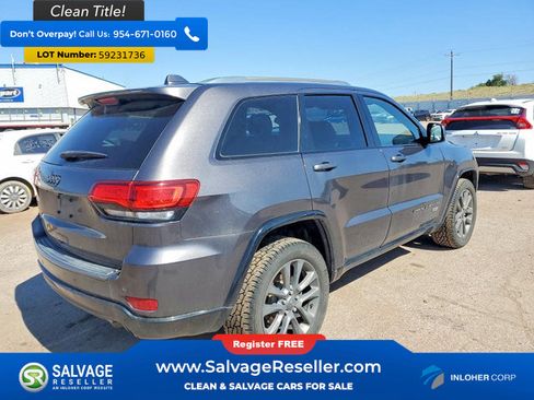 Used 2016 Jeep Grand Cherokee Limited 75th Anniversary AWD/4WD image 4