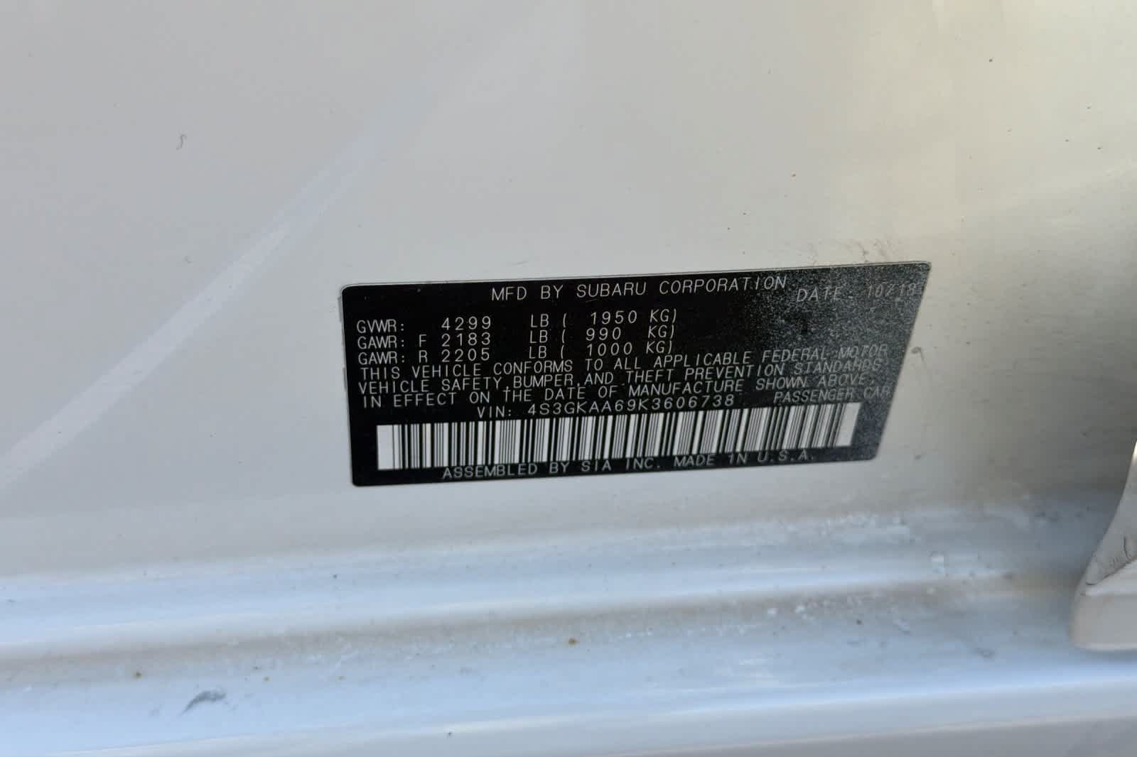 Used 2019 Subaru Impreza 2.0i AWD/4WD image 30