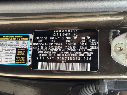 Used 2022 Kia Telluride EX w/ EX Premium Package FWD image 47
