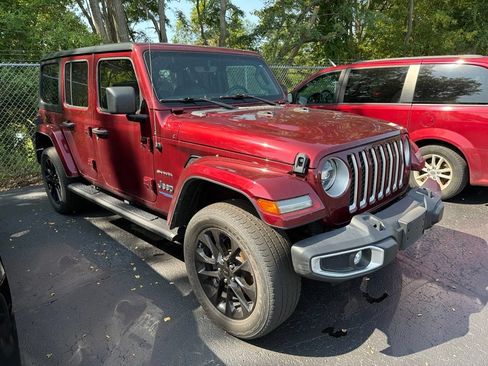 Used 2021 Jeep Wrangler Unlimited Sahara w/ Cold Weather Group AWD/4WD image 1