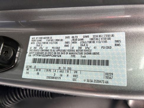 Used 2023 Ford F150 XLT w/ Equipment Group 302A High image 34