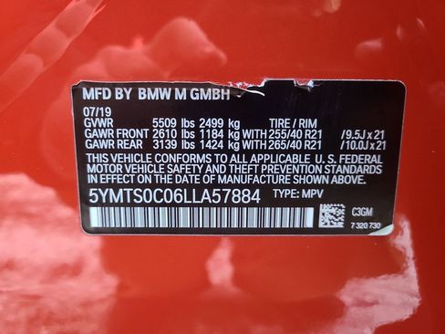 Used 2020 BMW X3 M w/ Executive Package image 44