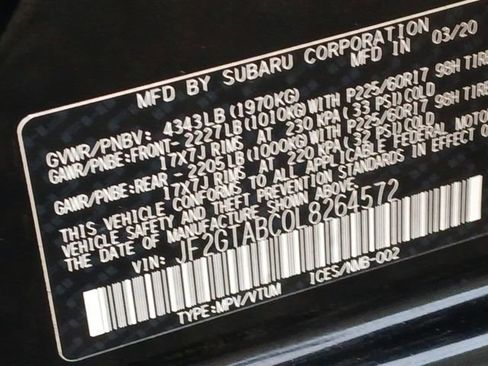 Used 2020 Subaru Crosstrek 2.0i w/ Popular Package #1 image 17