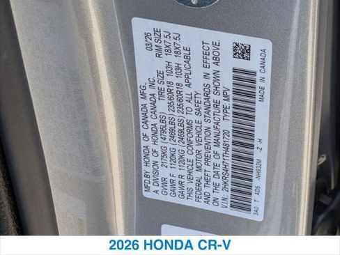 New 2026 Honda CR-V EX-L image 26