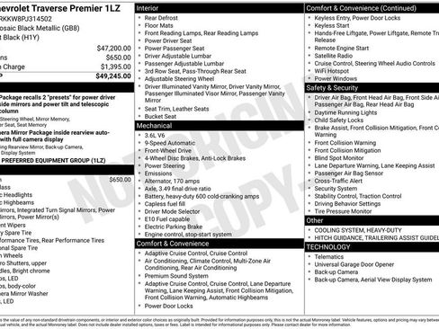 Used 2023 Chevrolet Traverse Premier FWD image 27