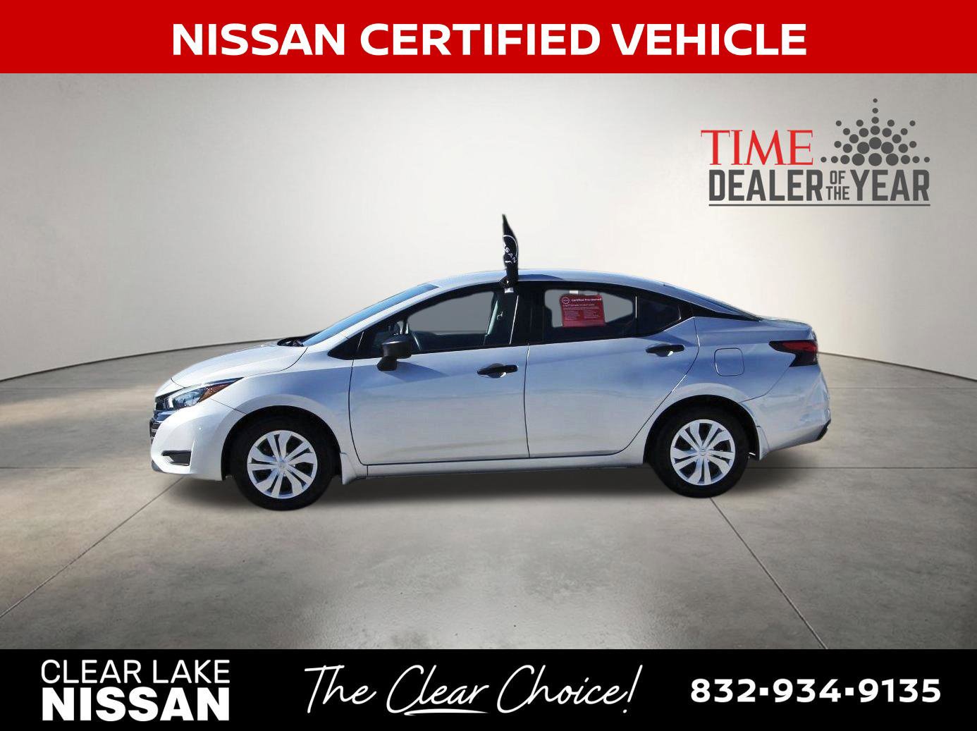 Certified 2025 Nissan Versa S w/ Trunk Package FWD image 5