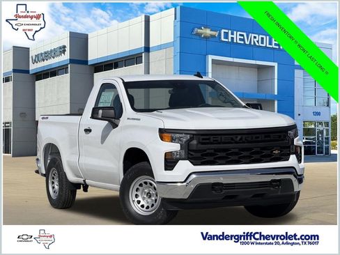 New 2026 Chevrolet Silverado 1500 W/T w/ WT Safety Package AWD/4WD image 1