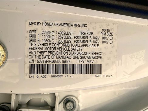 Used 2016 Acura RDX Tech/AcuraWatch Plus Pkg image 37