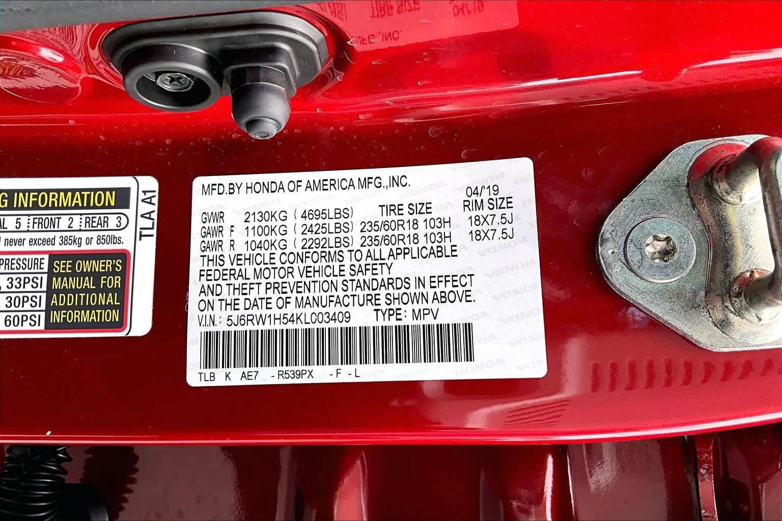 Used 2019 Honda CR-V EX image 33