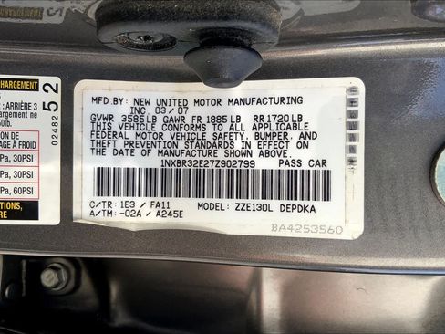 Used 2007 Toyota Corolla CE FWD image 34