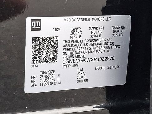 Used 2023 Chevrolet Traverse LT w/ LPO, 'HIT The Road' Package AWD/4WD image 27